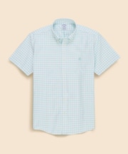 ストレッチオックスフォード GFロゴ シーズナルパターン ショートスリーブカジュアルシャツ Regular Fit