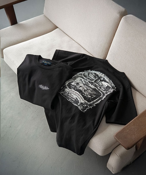 コットン　アーカイブプリント　Tシャツ　Made in USA