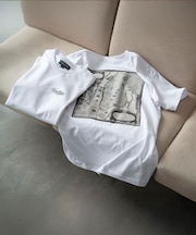 コットン　アーカイブプリント　Tシャツ　Made in USA