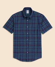 コットン　マドラスチェック　ショートスリーブ　カジュアルシャツ　Regular Fit