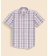 コットン　マドラスチェック　ショートスリーブ　カジュアルシャツ　Regular Fit