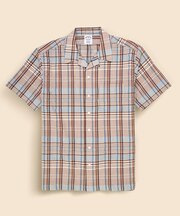 ウール／ポリエステル　チェック　キャンプシャツ　Regular Fit