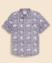 Brooks Brothers×Reyn Spooner　コットン／ポリエステル　ボタンダウン　アロハシャツ
