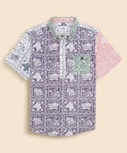 Brooks Brothers×Reyn Spooner　コットン／ポリエステル　プルオーバー　ファン　アロハシャツ