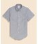 コットン／ペーパーヤーン　GFロゴ　ストライプ　ショートスリーブ　カジュアルシャツ　Traditional Fit