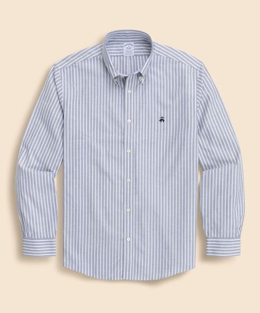 ストレッチオックスフォード GFロゴ ストライプ カジュアルシャツ Regular Fit