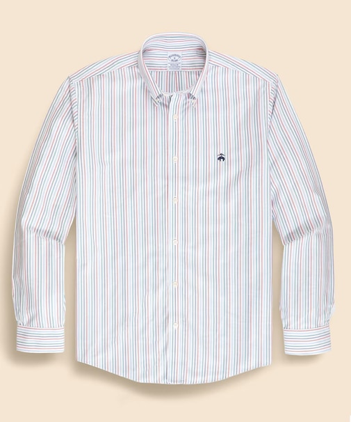 ストレッチオックスフォード GFロゴ ストライプ カジュアルシャツ Regular Fit