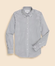 スーピマコットンストレッチ ベンガルストライプ ボタンダウンシャツ Classic Fit