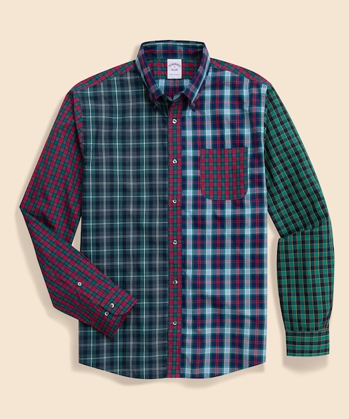 コットンポプリン タータンチェック ファン フライデーシャツ