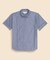 コットン　ドロップショルダー　ストライプ　ショートスリーブシャツ　Classic Fit