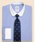 スーピマコットン　ポプリン　ゴルフカラー　クレリック　ドレスシャツ　Regular Fit