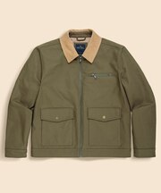 コットンキャンバス　コーデュロイカラー　ワークジャケット