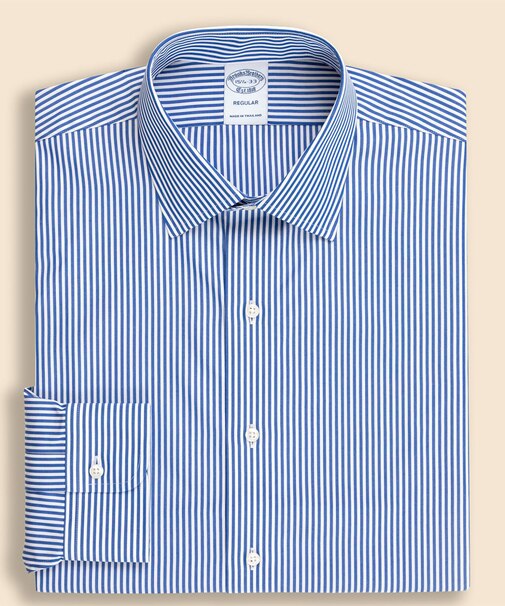 スーピマコットン シーズナルパターン フレンチプラケット ドレスシャツ Regular Fit