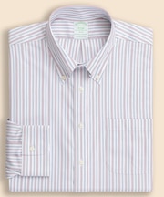 Brooks Brothers Explorer アメリカンストライプ ドレスシャツ Slim Fit