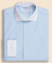 スーピマコットン クレリック フレンチプラケット ドレスシャツ Regular Fit