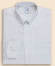 Brooks Brothers Explorer ノンアイロン マイクロプリント ドレスシャツ Regular Fit