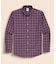 ノンアイロン　ストレッチコットンツイル　チェック　カジュアルシャツ　Regular Fit