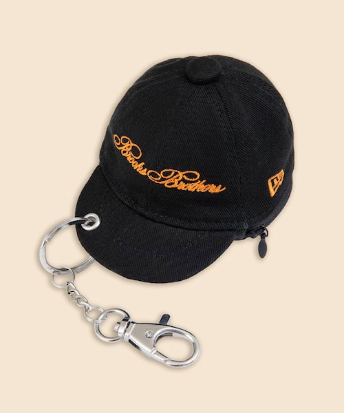 Brooks Brothers × New Era ミニキャップキーリングポーチ｜ブルックス