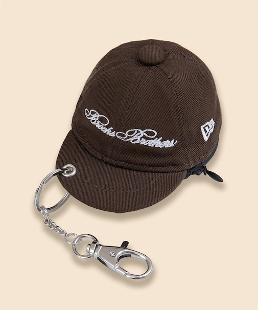 Brooks Brothers × New Era  ミニキャップキーリングポーチ