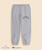 Brooks Brothers×Champion USAコットン ラバープリントロゴ スウェットパンツ Made in USA