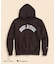 Brooks Brothers×Champion　USAコットン　ラバープリントロゴ　フーデッド　スウェットシャツ　Made in USA