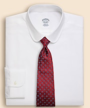 スーピマコットン ピンポイントオックスフォード ラウンドカラー ドレスシャツ Regular Fit