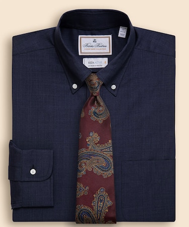 ラグジュアリー ウォッシャブルウール ドレスシャツ Regular Fit