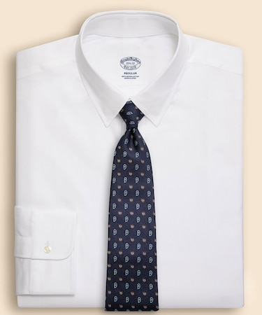 スーピマコットン ピンポイントオックスフォード タブカラー ドレスシャツ Regular Fit