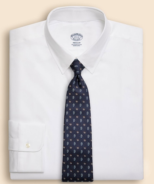 スーピマコットン ピンポイントオックスフォード タブカラー ドレスシャツ Regular Fit