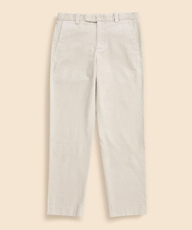 ストレッチコットン 8-Waleコーデュロイ プレーンフロントパンツ Regular