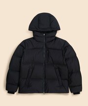 フーデッド ショートダウンジャケット