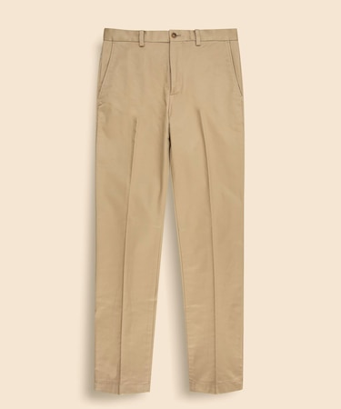 コットン フランネルライニング プレーンフロント チノパンツ Regular