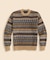 ブリティッシュウール　フェアアイル　クルーネックセーター　Made in England
