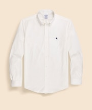 スーピマコットン/ポリエステル 46ゲージニット オックスフォード スポーツシャツ Regular Fit