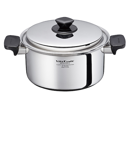 （化粧箱無）ビタクラフト ヘキサプライ 両手ナベ 4.0Ｌ深型