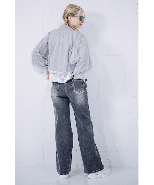 ニューワイド デニム グレー WJ183