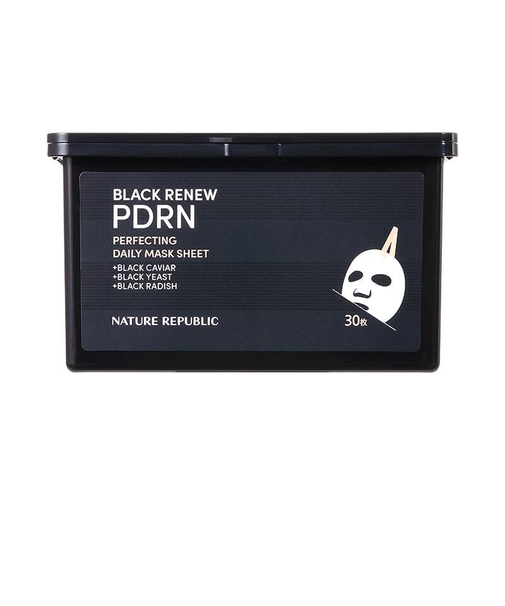 ブラックPDRNデイリーシートマスク　30枚入り