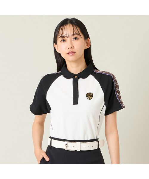 レディース】配色半袖ポロシャツ｜ニッサゴルフの通販｜&mall（アンド