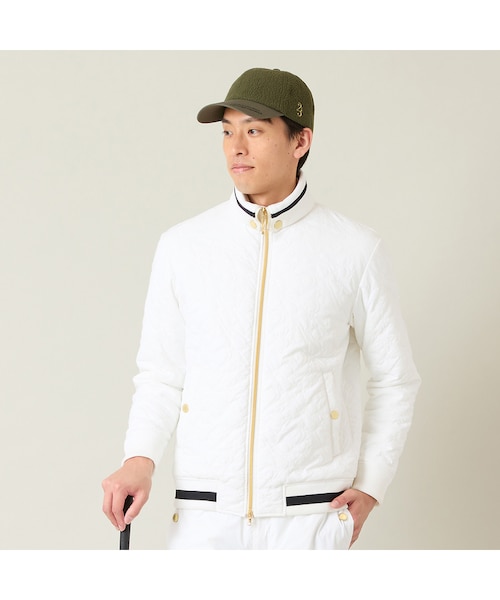 メンズ】ロゴキルティング中綿ブルゾン｜ニッサゴルフの通販｜&mall