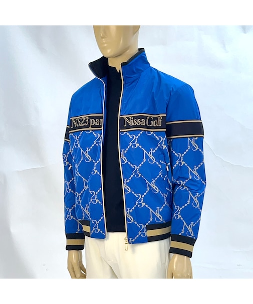 【メンズ】モノグラムプリント中綿ブルゾン