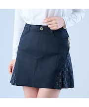 【レディース】モノグラムプリーツスカート