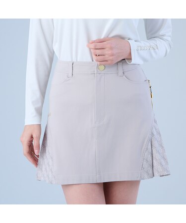 【レディース】モノグラムプリーツスカート