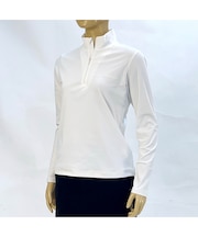 【レディース】長袖ハーフＺＩＰ