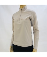 【レディース】長袖ハーフＺＩＰ