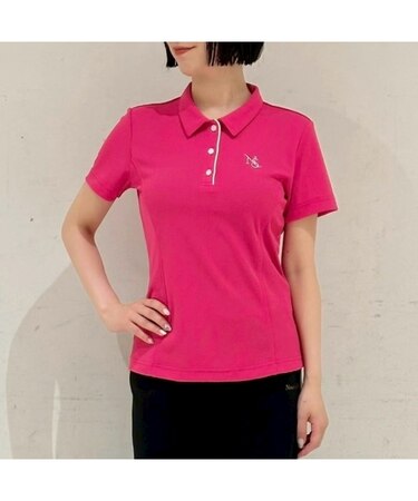 【レディス】ロゴ刺繍ポロシャツ