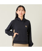 【レディース】ジャージフード付きプルオーバー