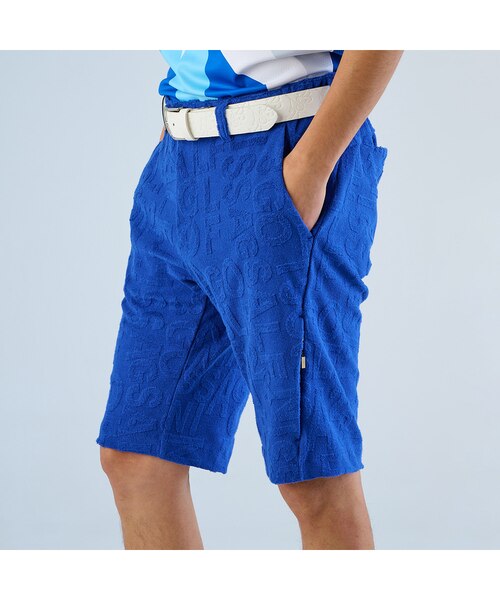 メンズ】パイルジャカートハーフパンツ｜ニッサゴルフの通販｜&mall