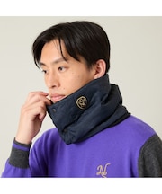ロゴキルティングネックウォーマー