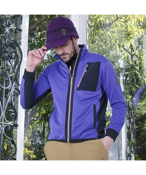 新品★46,200円 裏フリースセットアップ ジップアップブルゾン＆パンツ 黒M 裏フリース スタンドブルゾン 通販【ニッセン】