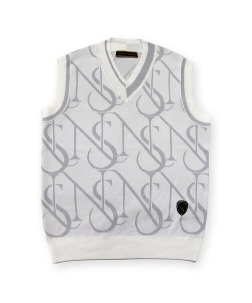 【メンズ】モノグラムニットベスト